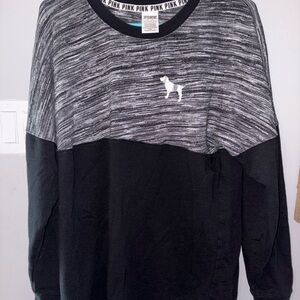 Victoria’s Secret PINK  Long Sleeve Knit Top Multicolored Size Medium  EUC